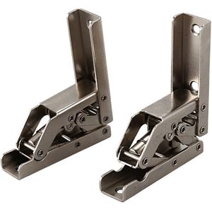 90 Graden Vouwen Scharnier Eenvoudige Installatie Conversie 180 Graden Tafel Ondersteuning Vel Verborgen Flap Scharnier X2