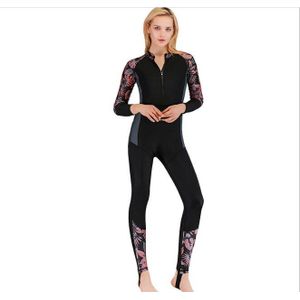 Komay Vrouwen Lycra Elastische Dunne Een Stuk Badpak Vest Duikpak Surf Rits Zwemmen Wetsuit Uv Rash Guards Water Sport pak