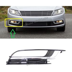 Rechts Mistlamp Grille Voor Passat Cc Auto-Styling Voorbumper Fog lamp Licht Grille Cover