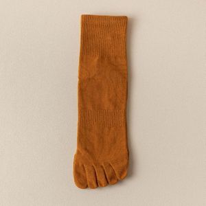 Lente Katoenen Sokken Voor Vrouwen Mannen Vijf Vinger Sok Japanse Stijl Effen Kleur Zwart Blauw Groen Sport Sokken 6 Paren/partij