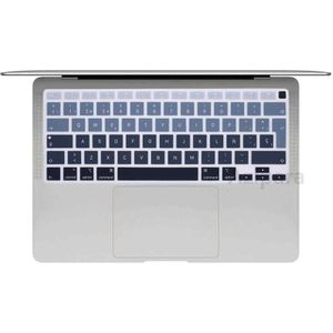 EU Zachte Spaanse Cover voor Macbook Air 13 A2179/Air M1 Chip A2337 EU Spaanse Regenboog Silicon toetsenbord Cover Skin