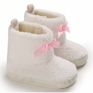 Baby Girl Schoenen Pasgeboren Baby Kid Meisje Booties Zachte Zool Snowboots Winter Warm Bont Crib Schoenen