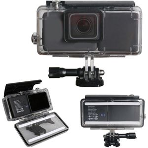 Waterdichte Behuizing Case Universele camera schelpen 45 M met Externe 2300 mAh Batterij Set Camera accessoires