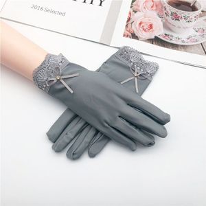 1 Paar Mode Zon Bescherming Pols Hand Handschoenen Voor Vrouwen Elastische Wanten Lady Handschoenen Vintage Wanten Voor Drive Winkelen