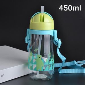 230/450 ml Voeden Flessen Cups voor Baby &#39;S Kids Water Melk Fles Zachte Mond Eendenbek Sippy Babyvoeding Fles zuigeling Training