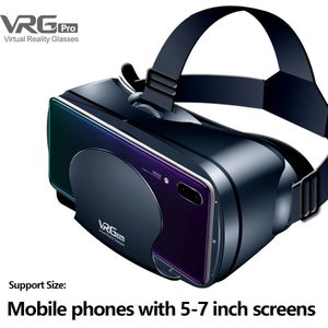 3D Helm Virtual Reality Vr Glazen Voor 5 Tot 7 Inch Smartphones 3D Bril Ondersteuning 0-800 Bijziendheid Vr headset Voor Mobiele Telefoon