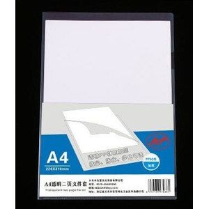 10 Pcs A4 Transparante L Folde Document Zak Papier Pouch Bill Bestandsmap Office Business Gebruik Bestand pouch