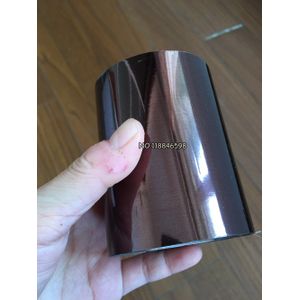 Gratis Diy Een Roll Warmdrukfolie Papier Of Plastic 8Cm X 120M Snijden Koffie Kleur