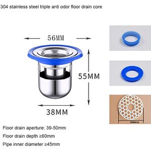 Deodorant Afvoerputje Kern Riool Seal Ring Ronde Diepe Water Afdichting Core Badkamer Anti-geur Kern Wastafel Seal afdruiprek Ralo