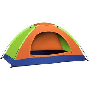 1-2 personen anti-thunder winddicht glasvezel kleurrijke outdoor anti-uv geventileerde luifel compact praktische tenten