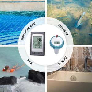 Huis Tuin Drijvende Thermometer Display Draadloze Digitale Afstandsbediening Outdoor Zwembad Accessoires