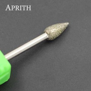 Aprith 1 Pc Diamant Nail Art Boor Rotary Burr Bit Elektrische Manicure Machine Boor Accessoires Nail Mills Pedicure Gereedschap