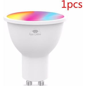 Aigostar Ledlamp, wifi, GU10, SL2, 6 W, slimme lamp, Alexa, led, 2700 K-6500 K, dimbaar, compatibel met Alexa/Google Home, intelligente wifi-lamp, geen hub nodig, 5 stuks
