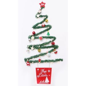 Diy Kerstboom Op De Muur Kerst Levert Hotel Mall Closet Kerstversiering Led Verlichte Kerstboom