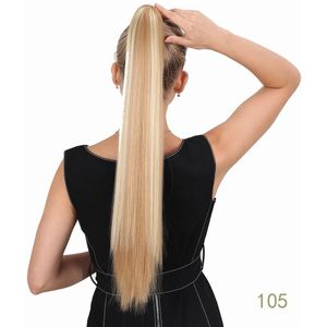 Lanlan Haaraccessoires Voor Vrouwen Krullend Bruin Klauw Grote Golf Paardenstaart Synthetisch Haar Clip In Hair Extension Haarstukje Pony Tail