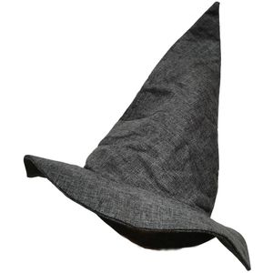 Gandalf Wizard Cosplay Halloween Kostuum Hoed Alleen Linnen Materiaal