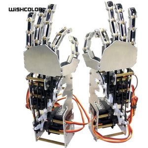 5DOF Humanoïde Vijf Vingers Metalen Manipulator Arm Links Of Rechts Met GS9018 Servo Voor Robot Diy