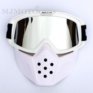 Mannen Vrouwen Vintage Motorfiets Masker Goggles Motorbike Shark Helm Bril Winddicht Motorcross Helm Bril Skibril