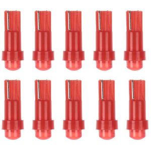 10Pc 12V T5 Cob Led Auto Dashboard Gauge Instrument Lichten Hoge Helderheid Auto Interieur Lampen Cluster Lamp Accessoires