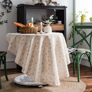Ronde Tafelkleed Voor Tafel Print Katoen Linnen Diameter 150 Ronde Tafel Dekken Versieren Thuis Party Hotel Schoorsteenmantel Mesa