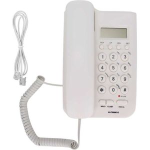 Semi Handsfree Dial Vaste Telefoon Caller Id Muur Gemonteerd Gratis Batterij Bedrade Telefoon