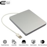 BillionCharm - Universal - Externe DVD-brander - USB 2.0 - 8X DVD-speler - 24X CD-R Brander