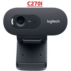Logitech C270/C270i Hd Video 720P Webcam USB2.0 Mini Computer Camera Ingebouwde Micphone Gratis Rijden Webcam voor Pc Web Chat Camera
