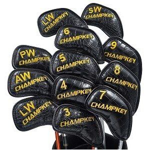 Champkey Monster Golf Iron Head Cover Pack Van 12 Pcs-Premium Polyurethaan Plus Geheugen Materiaal Club Covers