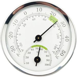 1 Pc Wandmontage Temperatuur-vochtigheidsmeter Thermometer & Hygrometer Voor Sauna Huis Huishouden Babykamer Gadget Gereedschap