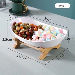 Cake Stand Platen Voor Voedsel Plastic Fruitschaal Snack Plaat Creatieve Moderne Gedroogd Fruit Fruitmand Plastic Snoep Schotel
