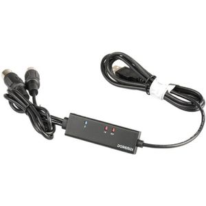 -Doremidi MTU-10 Midi Naar Usb Kabel Usb Midi Converter Met Indicator Licht Ftp Proceesing Chip