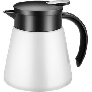 680/880Ml Rvs Dubbelwandige Thermoskan Geïsoleerde Koffie Pot Thermos Melk Thee Water Jug