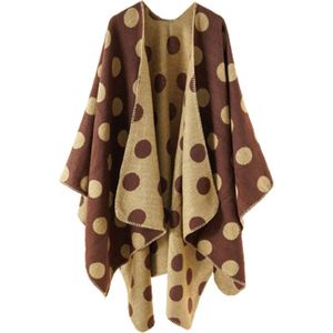 Vrouwen Trui Poncho Cape Jas Open Voorzijde Deken Sjaals Wraps Lichtgewicht Sjaal Voor Herfst Winter Seizoen Warm Houden