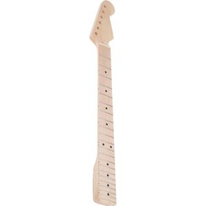 22 Fret Geel/Hout kleur Gloss Maple Gitaar Hals Maple Toets met Dot voor ST FD Elektrische gitaar Vervanging
