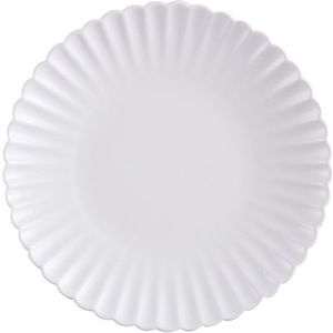 Ins 8-Inch Nordic Stijl Chrysant Plaat Keramische Diner Platen Wit Roze Servies Matte Glazuur Platen Bloem Vorm Plaat