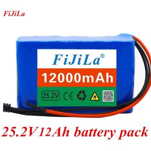 6s2p 24V 12Ah Batterij Lithium Batterij 25.2 V 12000 Mah Elektrische Fiets Bromfiets/Elektrische/Li Ion Batterij pack Met Bms