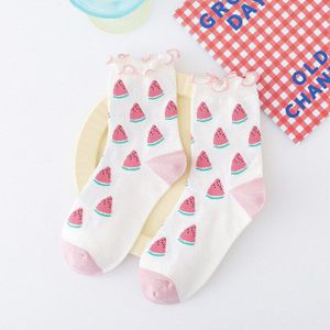 Kant Verstoorde Zachte Katoen Vrouwelijke Sokken Top Lente En Zomer Leuke Sokken Zoete Prinses Meisjes Comfortabele Leuke Vr
