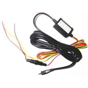 Conkim Micro Usb Parking Guard Harde Draad Kit Voor Dash Cam Mini 0903 0906 0906 S 12V.24V 2A 3.8M laagspanning Beschermen Voeding