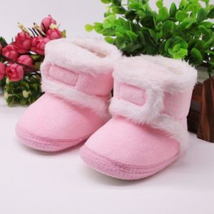 Warme Fleece Baby Meisje Snowboots Voor Baby Meisje Jongen Anti-silp Prewalker Booties Baby Schoenen Peuter Schoen 0 -18 maanden