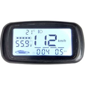 Snelheidsmeter LCD display instrument elektrische scooter fiets driewieler speed + batterij gauge indicator wit/gekleurde achtergrond