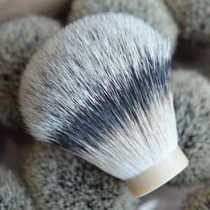 Dscosmetic 26Mm Hoge Berg Badger Scheerkwast Knopen Fijnste Silvertip Natrual Zacht Dassenhaar Borstel Hoofd Voor Man baard