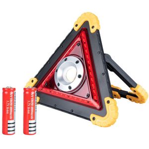Draagbare Noodverlichting 50W 30W COB LED Auto Teken Waarschuwing Lamp Outdoor Camping Licht Werk Lamp USB Oplaadbare bright Spotlight