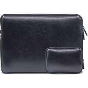Waterdichte Lederen Laptop Sleeve Bag Notebook Case + Power Adapter Tas Voor Macbook Air 13 A1932/macbook Pro 13