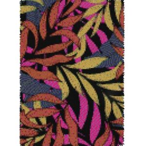 Klink Haak Tapijt Kits Voor Volwassenen Tapijt Borduren Foamiran Voor Handwerken Met Pre-Gedrukt Patroon Blad Tapestry Diy Tapijt