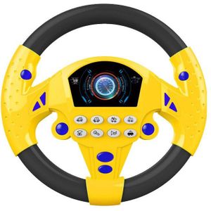 Eletric Simulatie Stuurwiel Speelgoed Voor Kinderen Stuurwiel Met Licht Geluid Simulatie Rijden Auto Educatief Kinderen Speelgoed