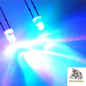 1000 Stks/partij 3 Mm Led Light-Emitting Diode Verlichting F3 Ronde Hoofd Kleurrijke Langzaam Knipperen Afwisselend Knipperend Rood, blauw En Groen