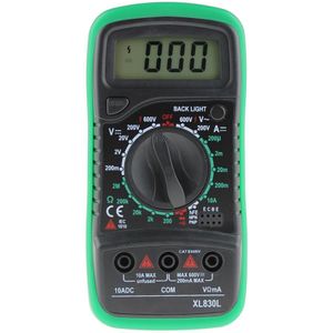 Digitale Lcd Multimeter Voltmeter Amperemeter Ac/Dc/Ohm Volt Tester Test Huidige Nauwkeurige Meting Lage Accuspanning Indicatie