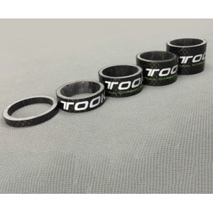 TOSEEK-TOOK Carbon Fiber Fiets Voorvork Headset Spacer Ring Kussen Set Fiets Bescherming Spacers