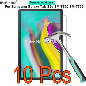 10 stks/partij Voor Samsung Galaxy Tab S5e SM-T720 SM-T725 10.5 ""9 H Hardheid 2.5D Gehard Glas Film Screen Protector guard