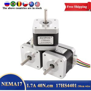 3Pcs 17HS4401 42Bygh Motor Nema17 42 Motor Nema17 Motor 40Mm Motor Nema17 40N.CM